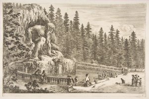 Villa of Pratolino: The Appenino by Stefano della Bella