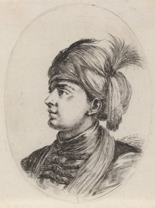 Young Moor in a Feathered Turban, Turned to the Left