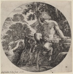 Young Satyr at the Bank of a Stream