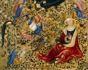 Saint Catherine of Alexandria (detail) by Stefano di Giovanni da Verona