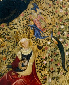 Saint Catherine of Alexandria Surrounded by Angels and a Peacock (detail)
