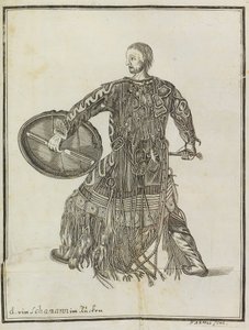 A Shaman. From Description of the Country Kamchatka, c. 1750 by Steller