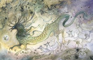 Mystical Forest Dragon Spirit by Stephanie Law