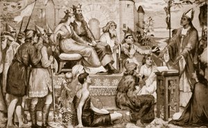 St. Augustine Preaching to the Saxons (illustration from 