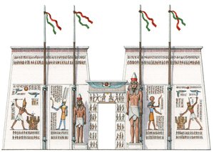 The 10th Pylon, Karnak, Egypt by Stephen Conlin