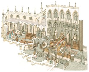 The East End of Westminster Abbey shortly before the Reformation, c.1500-1525 by Stephen Conlin