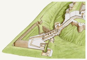 The Spur, Dover Castle, Kent by Stephen Conlin