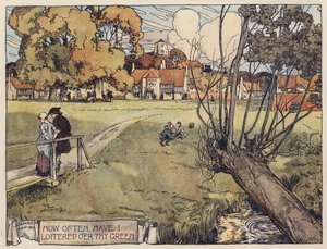 Illustration for The Deserted Village by Oliver Goldsmith