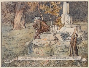 Illustration for The Deserted Village by Oliver Goldsmith
