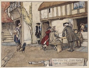 Illustration for The Deserted Village by Oliver Goldsmith