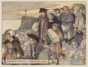 Illustration for The Deserted Village by Oliver Goldsmith