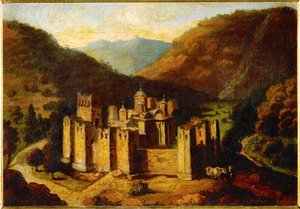 Manasija Monastery by Stevan Todorovic