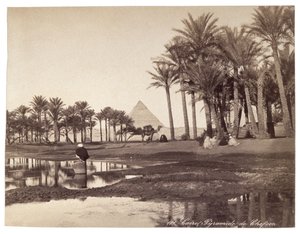 Pyramid in Egypt, c.1900