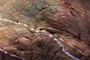 Earthy Veined Rock by Studio Meikle