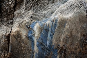 Folded Blue Rock by Studio Meikle