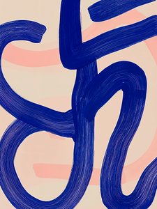 Abstract Blue Flow by Studio Palette