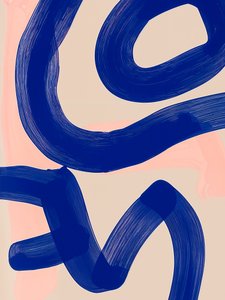 Abstract Blue Flow by Studio Palette