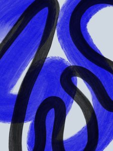 Abstract Blue Motion