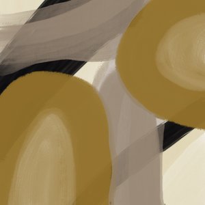 Abstract Gold Shapes