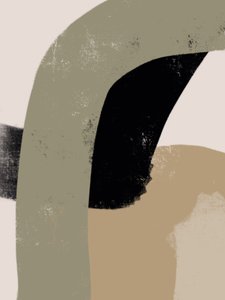 Earthy Abstract Curves by Studio Palette