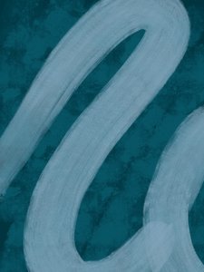 Fluid Teal Lines