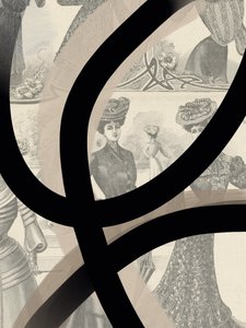 Stylish Vintage Fashion Abstract