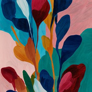 Vibrant Botanical Shapes by Studio Palette