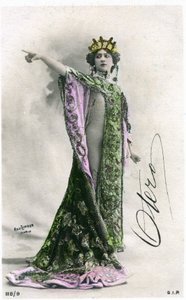 The beautiful Otero, postcard early 20th century