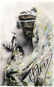 The beautiful Otero, postcard early 20th century