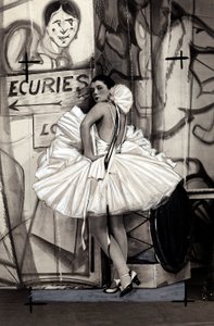 Portrait of the French actress Spinelly, in a ballerina