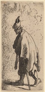 Beggar with a Stick, Walking to the Left
