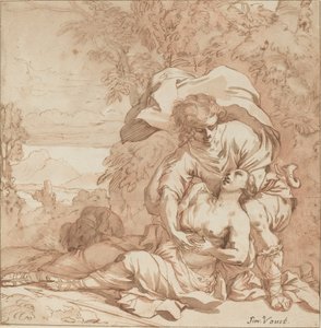 Procris and Cephalus (?)