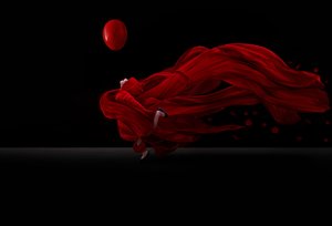 Red Fabric Dance