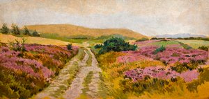 Landscape with Heather by Sunderland Rollison