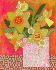 Cheerful Daffodil Bouquet by Susan Black