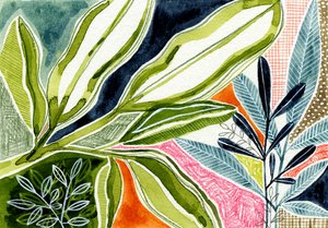 Vibrant Botanical Leaves
