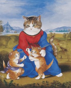 Illustration from Cats Galore! A Compendium of Cultured Cats by Susan Herbert