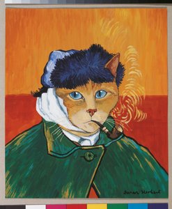 Illustration from Cats Galore! A Compendium of Cultured Cats