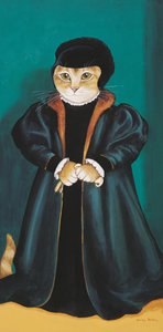 Illustration from Cats Galore! A Compendium of Cultured Cats by Susan Herbert