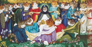 Illustration from Cats Galore! A Compendium of Cultured Cats by Susan Herbert