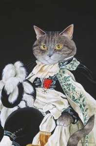 Illustration from Cats Galore! A Compendium of Cultured Cats by Susan Herbert