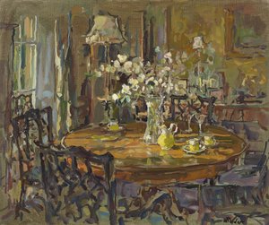 The Small Dining Room by Susan Ryder