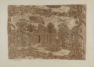 Historic Printed Textile by Suzanne Roy