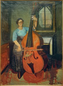 Woman with Double Bass