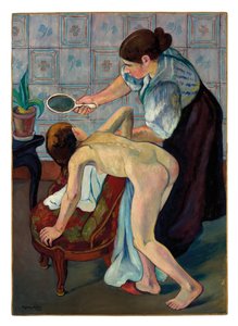 The Little Girl at the Mirror