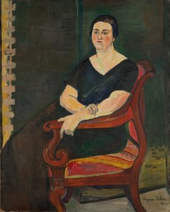Portrait of Madame Germaine Eisenmann by Suzanne Valadon