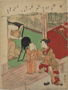 Camellias by Suzuki Harunobu