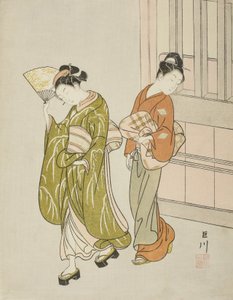 Clearing Breeze from a Fan by Suzuki Harunobu