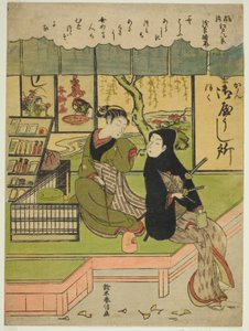 Clearing Weather at Asakusa, from the series "Eight Fashionable Views of Edo" by Suzuki Harunobu