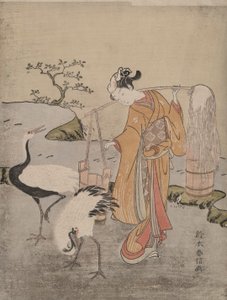 Drawing Salt Water by Suzuki Harunobu